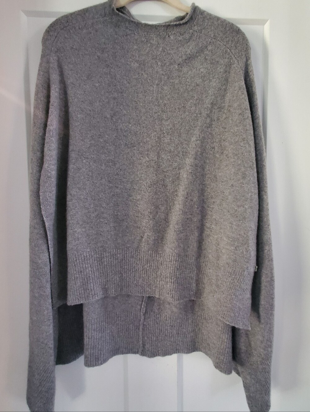 Cozy & Soft Ralph Lauren Light Gray Poncho Sweater
